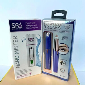 Nano Facial Mist Sprayer with Skin Analyzer and Flawless Brows Bundle!